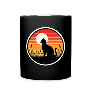 Chat - Mug uni - noir - Devant