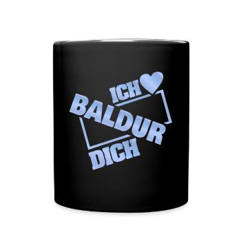Couple Baldur - Tasse einfarbig - Schwarz - Vorne