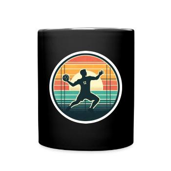 Handball - Full Colour Mug - black - Front