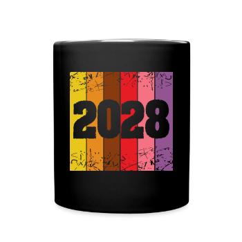 2028 - Tasse einfarbig - Schwarz - Vorne