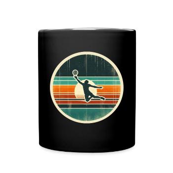 Federball Badminton - Full Colour Mug - black - Front