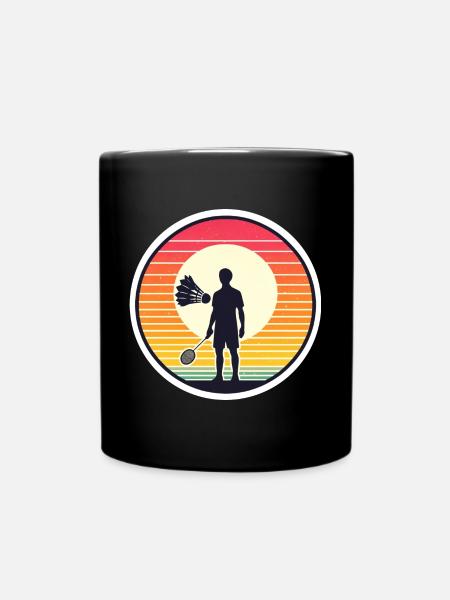 Badminton badminton joueur de badminton - Mug uni - noir