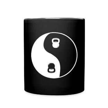 Kettlebell Workout Entraînement de fitness - Mug uni - noir - Devant