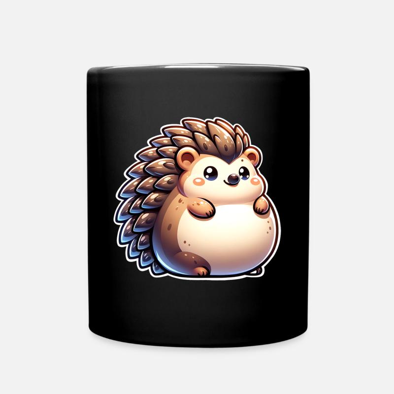Hérisson - Mug uni - noir