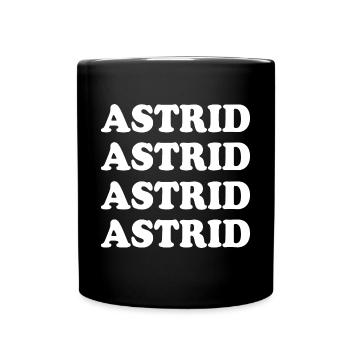 Astrid - Tasse einfarbig - Schwarz - Vorne