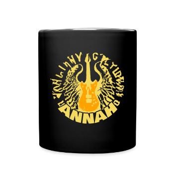Gitarre Annah - Tasse einfarbig - Schwarz - Vorne