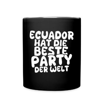 Ecuador - Full Colour Mug - black - Front