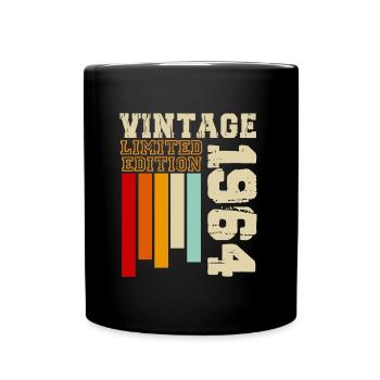 1964 - Tasse einfarbig - Schwarz - Vorne