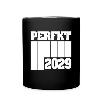2029 - Tasse einfarbig - Schwarz - Vorne