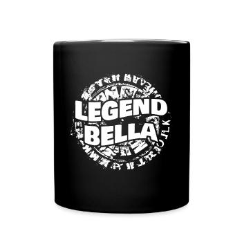 Mme Bella - Mug uni - noir - Devant