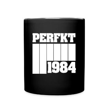 Millésime unique en 1984 - Mug uni - noir - Devant