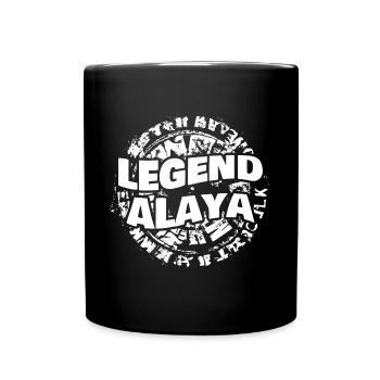Alaya as a woman - Full Colour Mug - black - Front