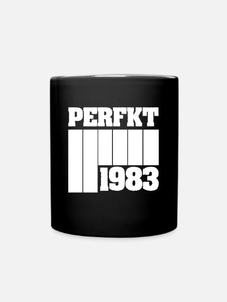 Perfekt 1983 - Tasse einfarbig - Schwarz