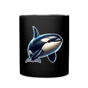 Orque Épaulard - Mug uni - noir - Devant