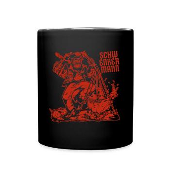 Schwenkermann Artwork - Tasse einfarbig - Schwarz - Vorne