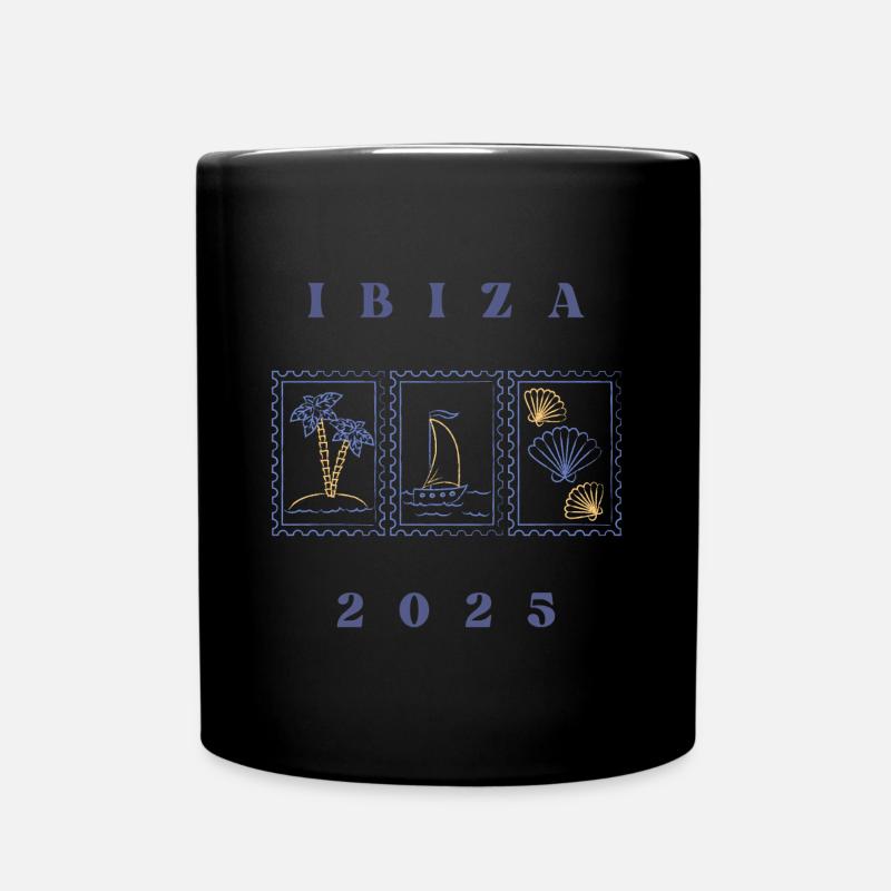 Ibiza Summer 2025 Summer Collection - Full Colour Mug - black