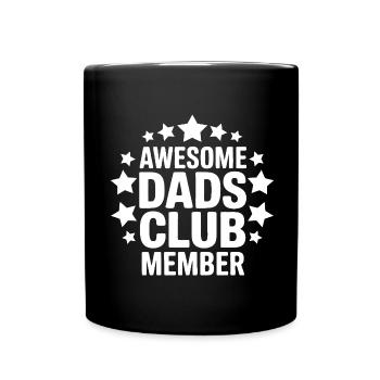 Awesome Dads Club Member of the Dads' Club - Full Colour Mug - black - Front