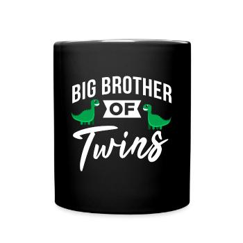 Big Brother Of Twins - Mug uni - noir - Devant