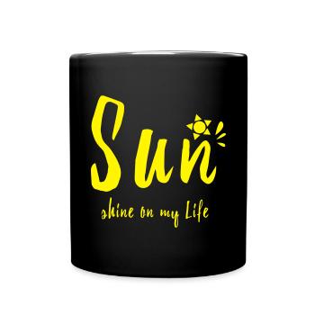 Le cadeau d'été Sun Shine On My Life - Mug uni - noir - Devant