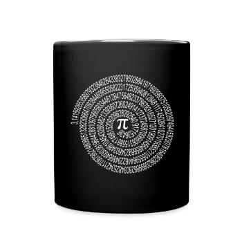 sPIrale (dunkel) - Tasse einfarbig - Schwarz - Vorne