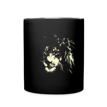 Léo AFRIQUE CAT SAVANNE - Mug uni - noir - Devant