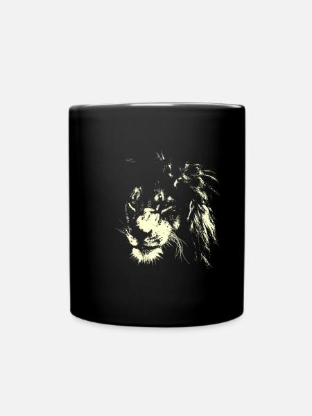 Léo AFRIQUE CAT SAVANNE - Mug uni - noir