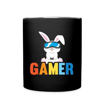 Joueurs de réalité virtuelle - Mug uni - noir - Devant