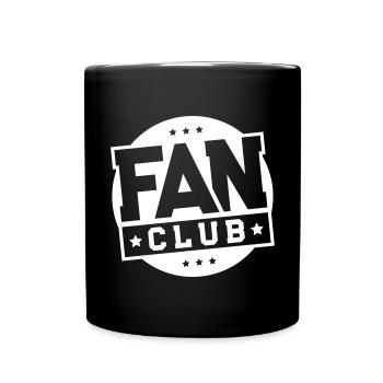 fan club - Full Colour Mug - black - Front