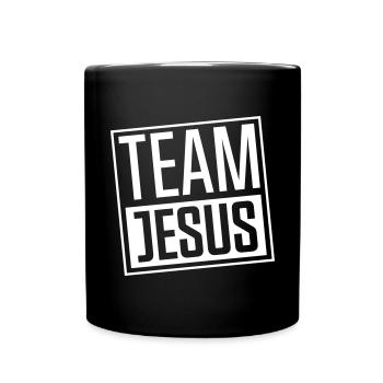 team jesus - Full Colour Mug - black - Front