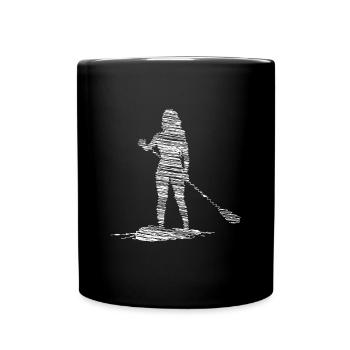 Stand Up Paddling Sup Gribouillage - Mug uni - noir - Devant