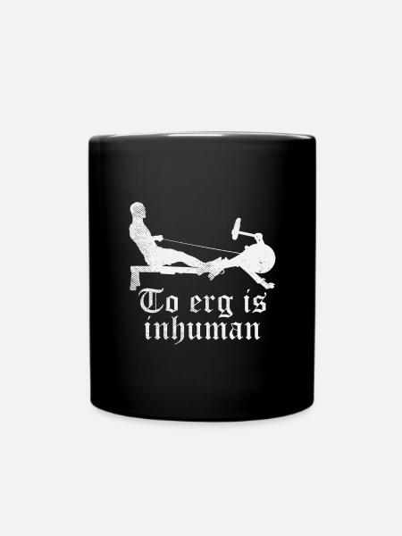 L'aviron est inhumain - rameur rameur - Mug uni - noir