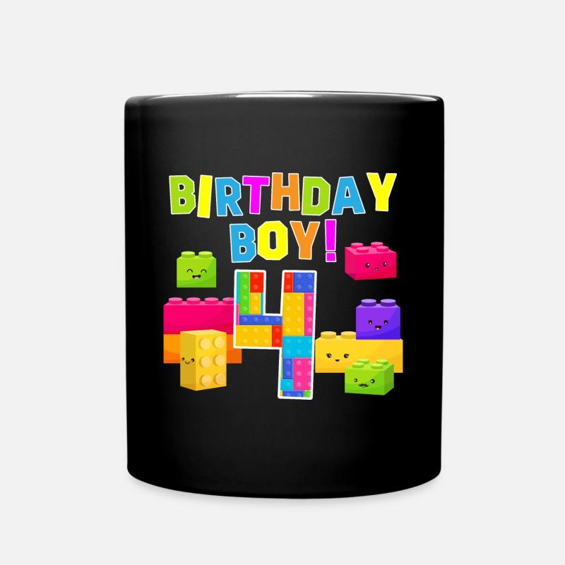 Birthday Boy 4 - Tasse einfarbig - Schwarz