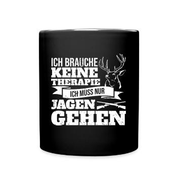 Jäger Föster Wildschwein Reg Jagd Geschenke - Tasse einfarbig - Schwarz - Vorne