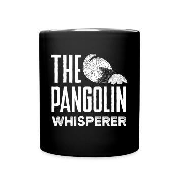 Pangolins The Pangolin Whisperer - Full Colour Mug - black - Front