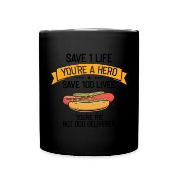 Hot Dog Maker Grill BBQ Hot Dog Grill Master - Mug uni - noir - Devant