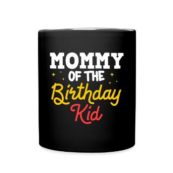 Circus Birthday Party Mama Theme Ringmaster - Full Colour Mug - black - Front