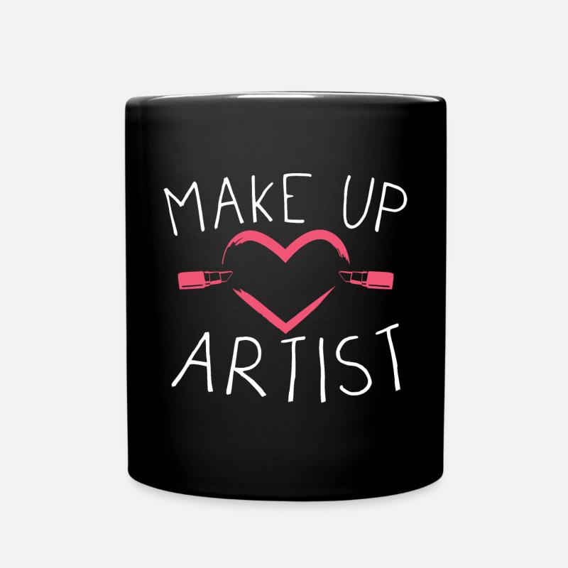 Maquilleuse / Maquilleuse - Mug uni - noir