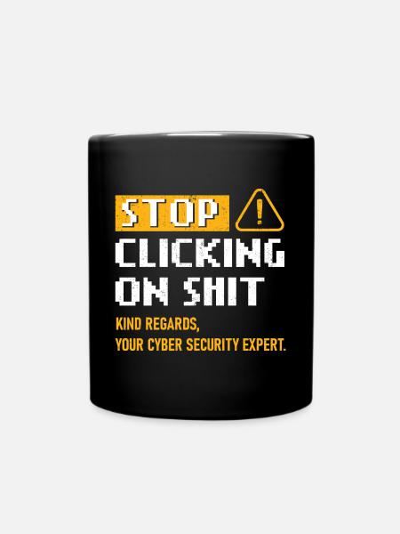Cyber Security Professional Expert Cyber Security - Tasse einfarbig - Schwarz