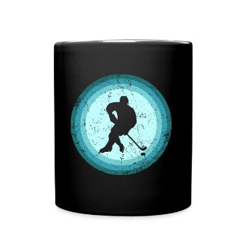 Joueurs de hockey sur glace Hockey Rétro Joueurs de hockey sur glace - Mug uni - noir - Devant