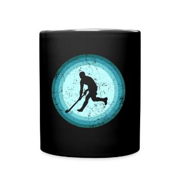Joueur de hockey sur gazon Joueur de hockey Rétro Hockey - Mug uni - noir - Devant
