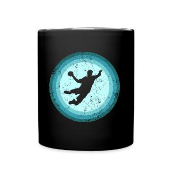 Handball Player Retro Handball Player Handball Player - Full Colour Mug - black - Front