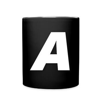 A - Mug uni - noir - Devant