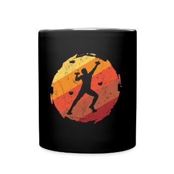 Bergsteiger Bouldern Klettern Boulder - Tasse einfarbig - Schwarz - Vorne