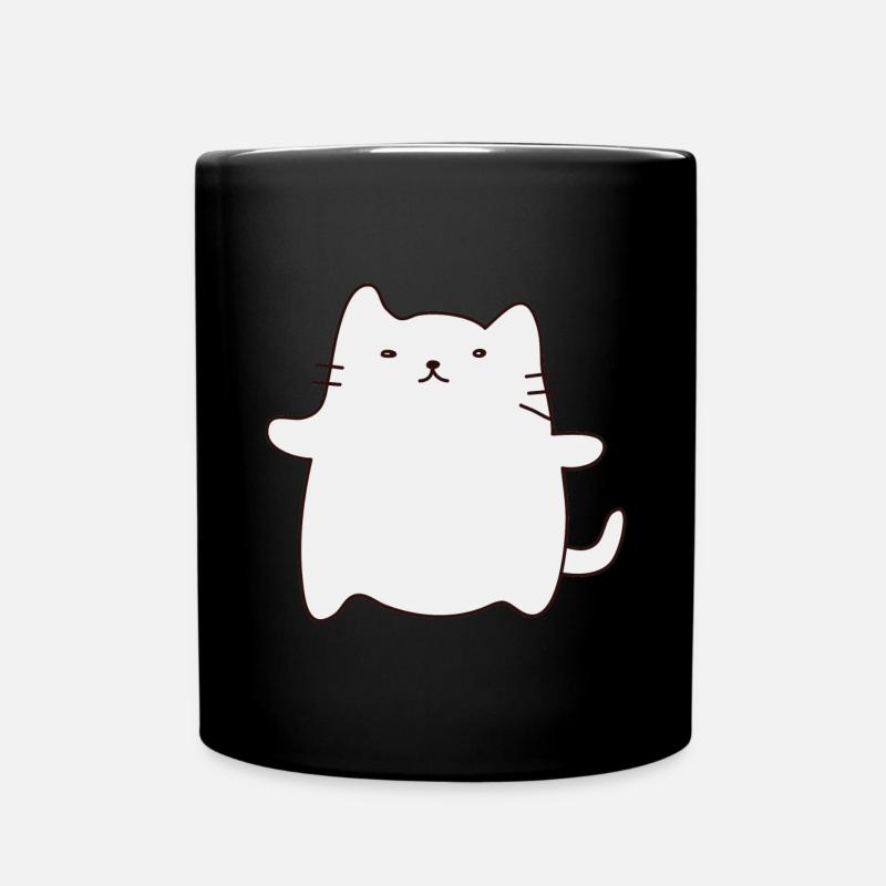 Chat dessiné 1 - Mug uni - noir
