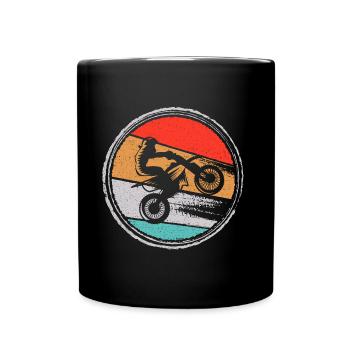 Motocross Tout-terrain Dirtbike Moto Moto-Cross - Mug uni - noir - Devant