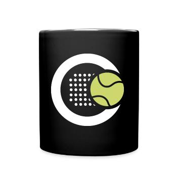 Padeltennis Padel Player Paddle Padel Tennis - Full Colour Mug - black - Front