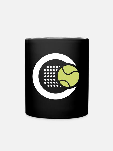 Padeltennis Padel Spieler Paddle Padel-Tennis - Tasse einfarbig - Schwarz