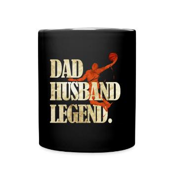 Basketball dad - Full Colour Mug - black - Front