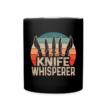 Butcher Knife Knife Knife Collector - Full Colour Mug - black - Front