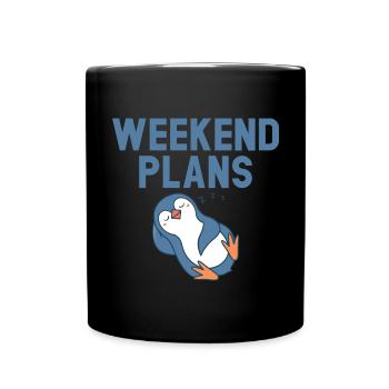 King Penguin Emperor Penguin Penguin Gift - Mug uni - noir - Devant